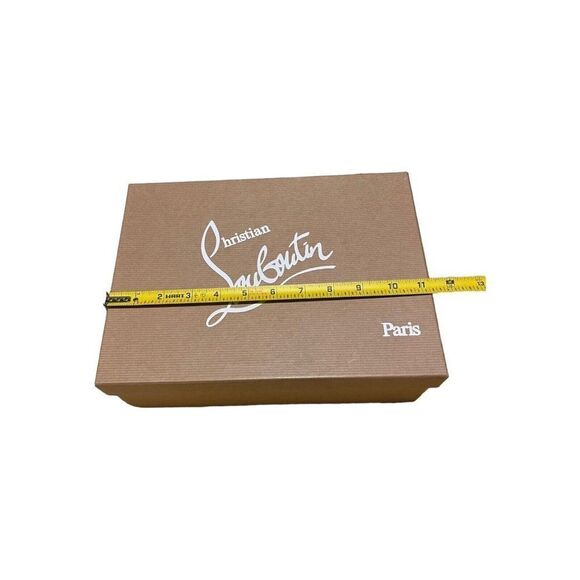 Christian Louboutin Empty Shoe Box 11.25”x8.25”x4 Storage Gift Set Tissue Paper - Picture 8 of 11